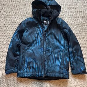 Quiksilver Boys Patterned Snowboarding Jacket
